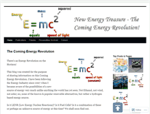 Tablet Screenshot of newenergytreasure.com